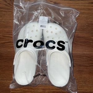 NWT WHITE CROCS